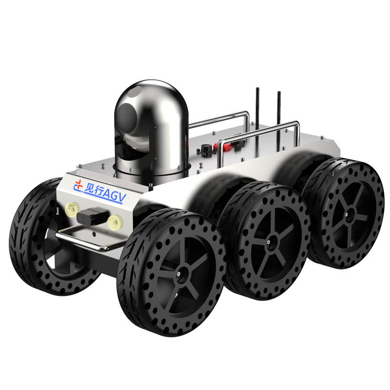 “路怒癥”AGV小車實錘：遇到障礙物“滴滴”抗議